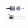 Зарядний пристрій Vention 2xUSB-C PD45W GaN + cable USB-C to USB-C 1.0m black gray (TZ-FCDH0-EU) - Image 12