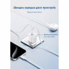 Зарядний пристрій Vention 1xUSB-C PD30W + 1xUSB QC3.0 30W GaN + cable USB-C to USB-C 1.0m white (TZ-FEQW0-EU-01) - Image 7