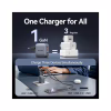 Зарядное устройство Vention 2xUSB-C PD70W + 1xUSB QC3.0 22.5W GaN + cable USB-C to USB-C 1.0m black gray (TZ-FEXH0-EU) - Image 10