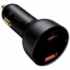Зарядний пристрій Baseus Superme Digital Display PPS Dual Quick Charger Car Charger black (TZCCZX-01) - Image 2
