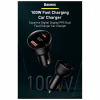 Зарядний пристрій Baseus Superme Digital Display PPS Dual Quick Charger Car Charger black (TZCCZX-01) - Image 7