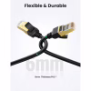 Патч-корд 2м, F/FTP cat 7 RJ-45 black Ugreen (U_11269) - Image 2
