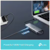 Концентратор TP-Link USB 3.0 6-in-1 2xUSB 3.0 + 1xUSB-C + 1xHDMI + 1xRJ45 + PD 100W (UH6120C) - Image 9