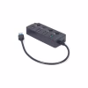 Концентратор Gembird 4 ports (1xUSB3.1+3xUSB2.0) switch black (UHB-U3P1U2P3P-01) - Image 2