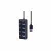 Концентратор Gembird USB 3.0 4 ports switch black (UHB-U3P4P-01) - Image 4