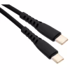 Дата кабель USB-C to USB-C 1.2m 100W Chip Silicon Black Vinga (VCDCCC21012SB) - Image 2