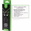 Дата кабель USB-C to USB-C 1.0m 60W Nylon Vinga (VCDCCCM331) - Image 2