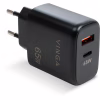 Зарядное устройство Vinga GaN 65W PD+QC 1C1A ports Wall Charger (VCPCHCA65B) - Image 1