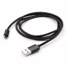 Дата кабель USB 2.0 AM to Micro 5P 1m nylon black Vinga (VCPDCMNB1BK) - Image 5
