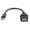 Перехідник OTG USB 2.0 AF to USB-C 0.1m Vinga (VCPDCOTGTCBK) - Image 2