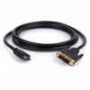 Кабель мультимедійний HDMI M to DVI M 3.0m 24+1pin Vinga (VCPHDMIDVI3) - Image 2