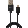 Дата кабель USB 2.0 AM to USB-C 1.0m 3A 18W PVC black Vinga (VCPUSBTC3ABK) - Image 1