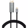 Кабель мультимедийный USB-C to DisplayPort M 1.5m v1.2 4K60Hz PD 100W port Vinga (VCPVCCD1215PD) - Image 1