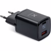 Зарядное устройство Vinga USB-C PD30W + USB-A QC30W Display 33W Max (VCR30ACDB) - Image 1