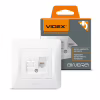 Компьютерная розетка Videx BINERA CAT6 (VF-BNSK1PC6-W) - Image 4
