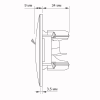 Телефонна розетка Videx BINERA CAT3 (VF-BNSK1TF3-W) - Image 5