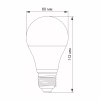 Лампочка Videx LED  A60e 12V 10W E27 4100K (VL-A60e12V-10274) - Image 3