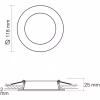 Світильник Videx LED Back вбудований круглий 9W 5000K (VL-DLBR-095) - Image 4