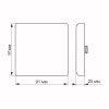 Світильник Videx LED 9W 4100K (VL-DLFS-094) - Image 3
