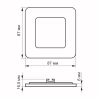 Світильник Videx LED 3W 5000K 220V в кобобці 2шт (VL-DLS-035(2)) - Image 3