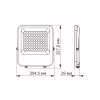Прожектор Videx LED PREMIUM VIDEX F2 50W 5000K (VL-F2-505G) - Image 2