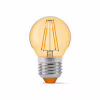 Лампочка Videx LED Filament G45FA 4W E27 2200K бронза (VL-G45FA-04272) - Image 2