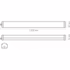 Светильник Videx IP65 лінійний 48W 1.2М 4000K (VLE-BNW-48124) - Image 6