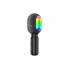 Мікрофон Promate VocalMic Bluetooth 2 x AUX LED Black (vocalmic.black) - Image 1