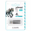 USB флеш накопичувач Wibrand 4GB Cougar Silver USB 2.0 (WI2.0/CU4P1S) - Image 2