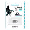 USB флеш накопичувач Wibrand 32GB Hawk Silver USB 2.0 (WI2.0/HA32M1S) - Image 2