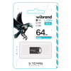 USB флеш накопичувач Wibrand 64GB Hawk Black USB 2.0 (WI2.0/HA64M1B) - Image 2