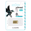 USB флеш накопичувач Wibrand 8GB Hawk Gold USB 2.0 (WI2.0/HA8M1G) - Image 2