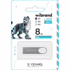 USB флеш накопичувач Wibrand 8GB Irbis Silver USB 2.0 (WI2.0/IR8U3S) - Image 2