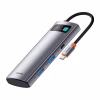 Порт-реплікатор Baseus 7-in-1 Metal Gleam Series Type-C to HDMI+USB+SD/TF Docking Station (WKWG020113) - Image 1