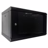 Шкаф настенный Hypernet 6U 19" 600x600 (WMNC66-6U-FLAT-BLACK) - Image 1