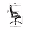 Офісне крісло GT Racer X-2852 Classic Gray (X-2852 Classic Fabric Gray) - Image 9