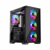 Корпус для ПК 1stPlayer X2-M-BK-4F1-PS-600FK-EU - Image 1