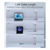 Дата кабель USB-C to USB-C 2.0m USB4 Gen 3 240W 8K Choetech (XCC-1042) - Image 5