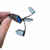 Перехідник OTG USB 3.0 AF to USB-C + Micro 5P + Lightning 0.11m 60W XoKo (XK-AC-155) - Image 4