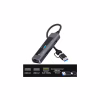 Концентратор XoKo USB-C 5-in-1 USB 3.0 + USB 2.0 + SD/TF + RJ45 100Mbps silver (XK-AC-350) - Image 2