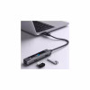 Концентратор XoKo USB-C 5-in-1 USB 3.0 + USB 2.0 + SD/TF + RJ45 100Mbps silver (XK-AC-350) - Image 3