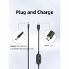 Кабель живлення USB-C to DC 5.5x2.5mm 1.0m 5V/9V/12V/15V/20V/28V 140W black XoKo (XK-K695) - Image 4