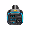 FM модулятор XO BCC08 автомобільний зарядний пристрій MP3/PD/2USB/3,1A Чорни (XO-BCC08) - Image 2