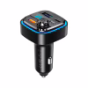 FM модулятор XO BCC08 автомобільний зарядний пристрій MP3/PD/2USB/3,1A Чорни (XO-BCC08) - Image 1