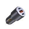 Зарядное устройство XO CC45 1 USB QC 3.0 + 2 Type-C PD (60W) Black (XO-CC45-BK) - Image 2