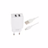 Зарядний пристрій XO L75 2USB/2.4A + MicroUSB White (XO-L75-M) - Image 4