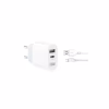 Зарядное устройство XO L97 (1Type-C/1USB/2.4A) + USB - MicroUSB White (XO-L97-MC) - Image 5