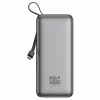 Батарея універсальна XO 20000mAh 130W, PD, QC (XO-PR268_grey) - Image 1