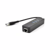 Концентратор Voltronic USB 3.0 to 3xUSB + Ethernet black (YT-3H3+1) - Image 1