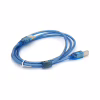 Кабель для принтера USB 2.0 AM/BM 1.5m 2x ferrite transparent Voltronic (YT-AM/BM-1.5T) - Image 3